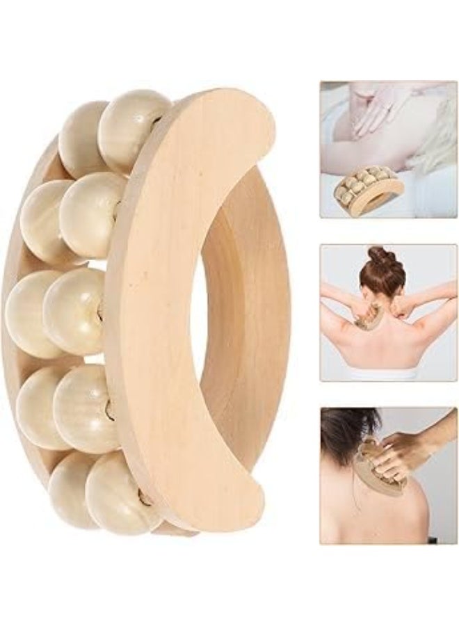 Handheld Natural Wooden Massage Tools - Body Roller For Cellulite & Muscle Relief (Multi-Shapes) - Image 2