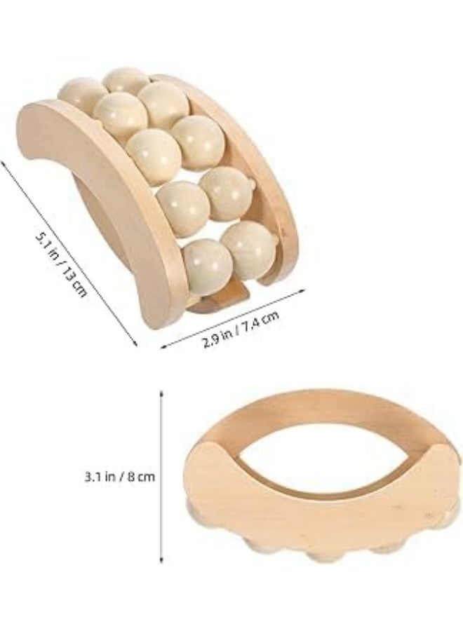 Handheld Natural Wooden Massage Tools - Body Roller For Cellulite & Muscle Relief (Multi-Shapes) - Image 1