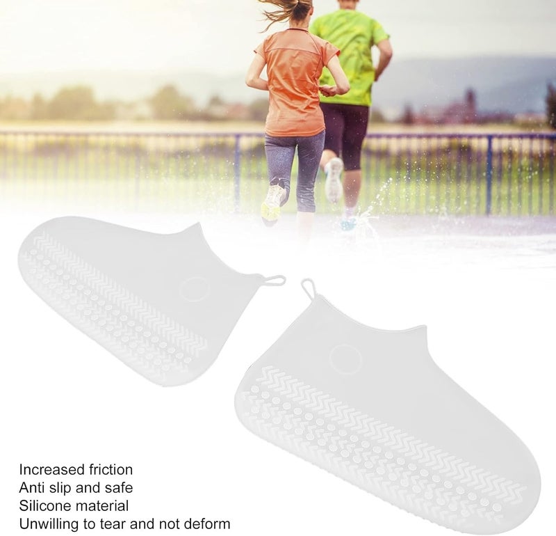 klarako Rain Shoe Covers, Men Women Kids Waterproof Non Slip Silicone Shoe Protectors(S) - Image 2