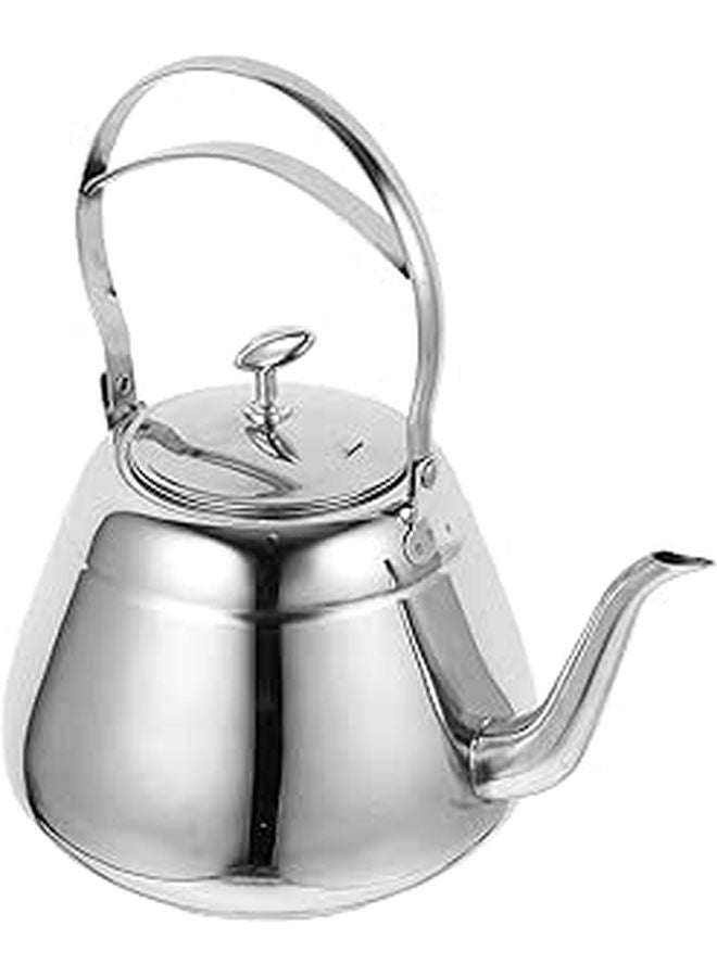 Stainless Steel Tea Kettle Spill Resistant Design For Home Restaurant Kitchen Use - Image 1