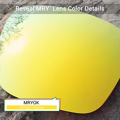 Mryok Polarized Replacement Lenses for Oakley Flak Jacket - 24K Gold - Image 4