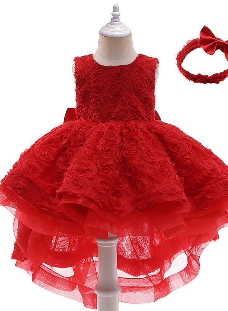 Girls Fashion Princess Dress  - Image 1