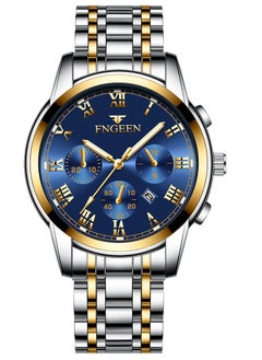 FNGEEN Men's business steel band waterproof watch  - Image 1