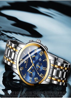 FNGEEN Men's business steel band waterproof watch  - Image 4