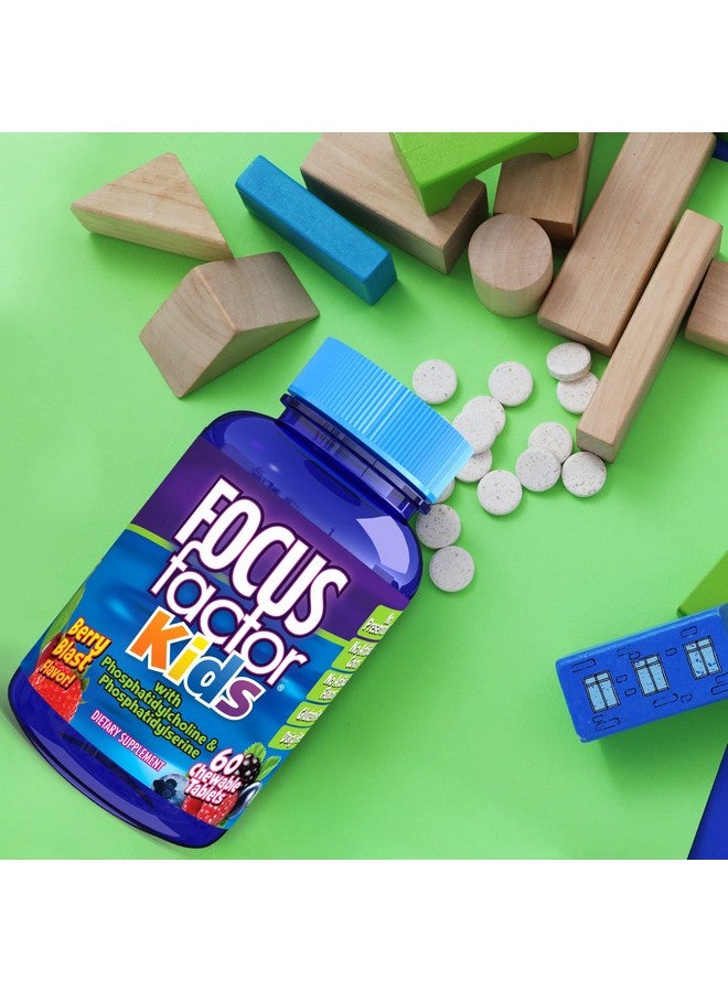 Focus Factor Kids Complete Daily Chewable Vitamins: Multivitamin & Neuro Nutrient (Brain Function) w/Vitamin B12, C, D3-60 Count - Image 4