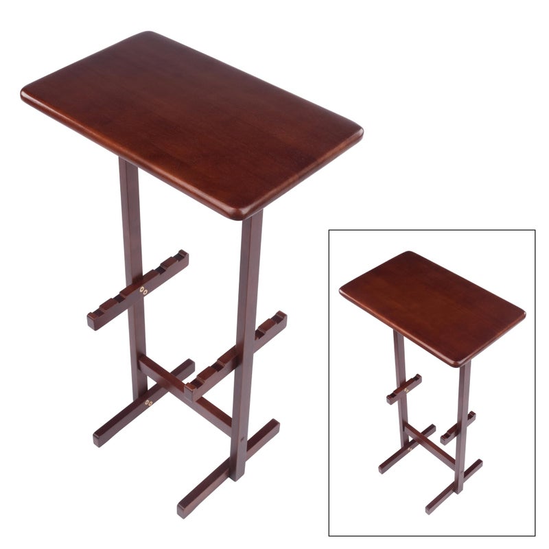 Winsome Riley Snack Table Rack, Walnut - Image 5