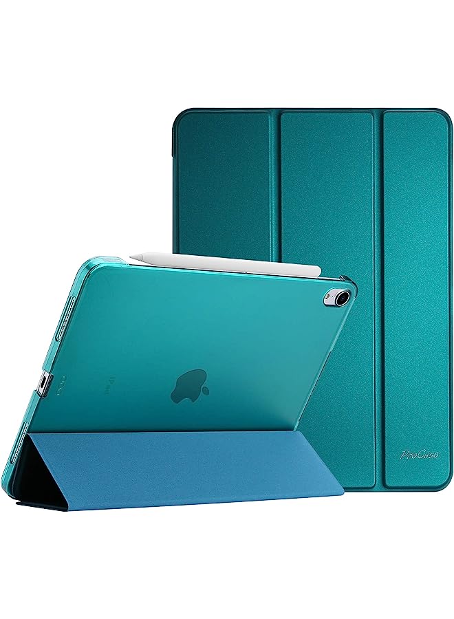 Procases Ipad Air 5Th Generation Case 2022 / Ipad Air 4Th 2020 Case 10.9 Inch, Slim Stand Hard Back Shell Protective Smart Cover Cases For Ipad Air 5Th A2589 A2591/ Air 4Th Gen A2316 A2324 –Emerald - Image 1
