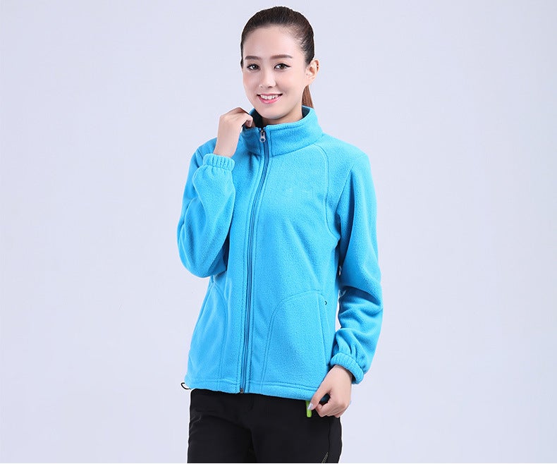 Outdoor Fleece Clothes Warm Sweatshirt Winter Work Clothes Men'S And Women'S Outdoor Clothing Fleece Jacket Custom Printing - Image 3