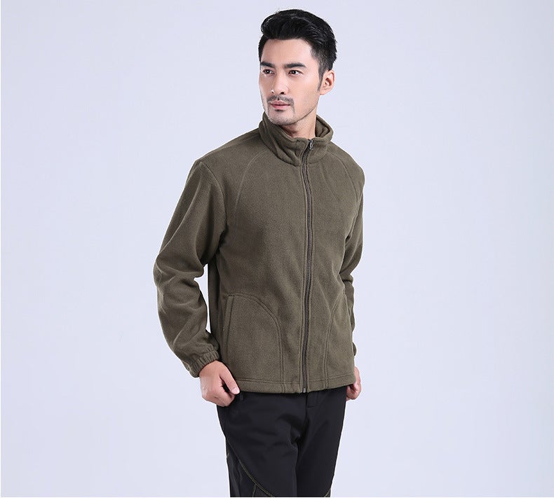 Outdoor Fleece Clothes Warm Sweatshirt Winter Work Clothes Men'S And Women'S Outdoor Clothing Fleece Jacket Custom Printing - Image 4