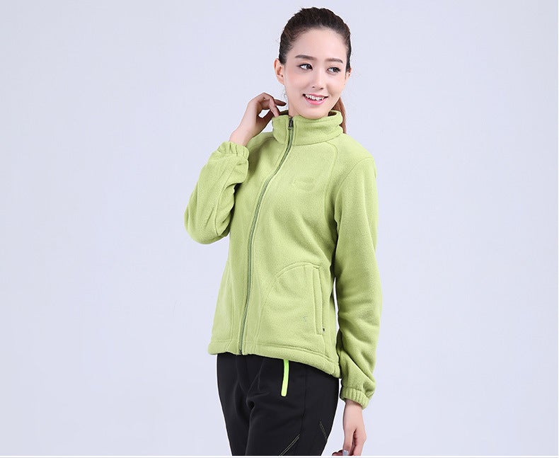 Outdoor Fleece Clothes Warm Sweatshirt Winter Work Clothes Men'S And Women'S Outdoor Clothing Fleece Jacket Custom Printing - Image 2