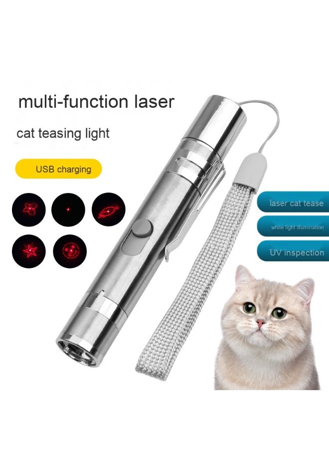 Generic - Multifunctional Laser Cat Toy - Rechargeable with Three Lights and Five Patterns - Image 1