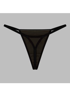 Yohannes Club Women, 3-Piece String Set, (Brazilian, T-Thong and Thong String Set), Red, Salmon, Black  - Image 4