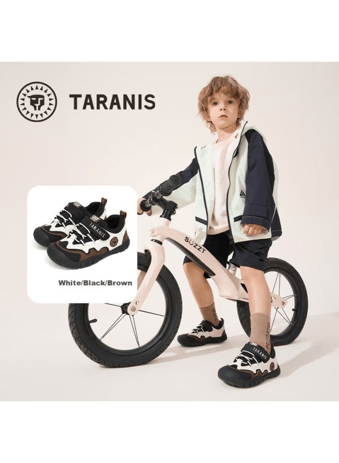 Taranis Spring Boys' Sports Shoes 318 Balance Bike Shoes Kids Colorblock Toe Protective Non-slip Running Shoes Size 30 - Image 1