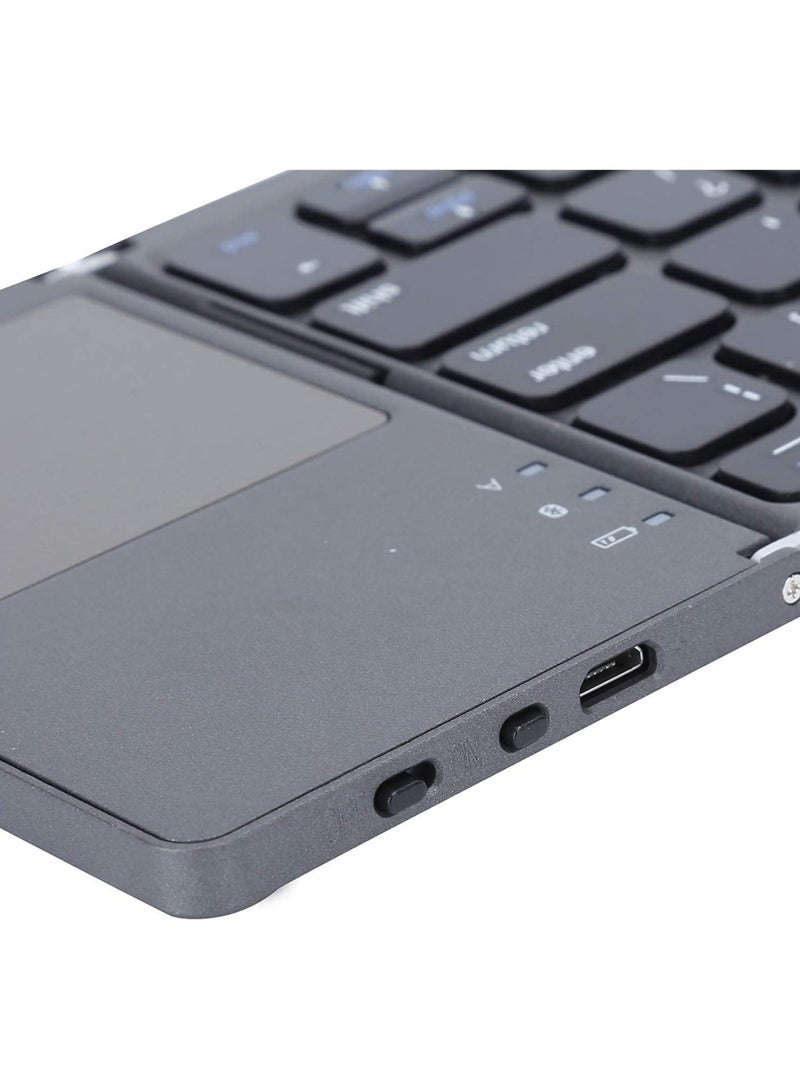 ELTRAZONE Portable USB Charging Wireless Foldable Keyboard, 560 Hours Standby Time Foldable Keyboard, Lightweight for Travel - Image 5