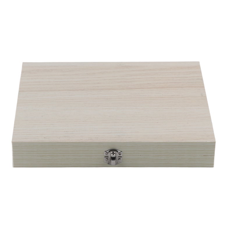 100-Slide Wooden Microscope Slide Storage Box - Natural Breathable Wood Structure - Fine Workmanship for Laboratory Slide Preservation - Image 2