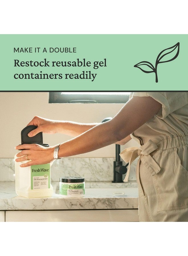 Fresh Wave Fresh Wave Odor Removing Gel Refill, 63 oz., Pack of 2 - Safer Odor Absorbers for Home, Natural Plant-Based Odor Eliminator, Every 15 oz. lasts 30-60 Days, For Cooking, Trash & Pets  - Image 5