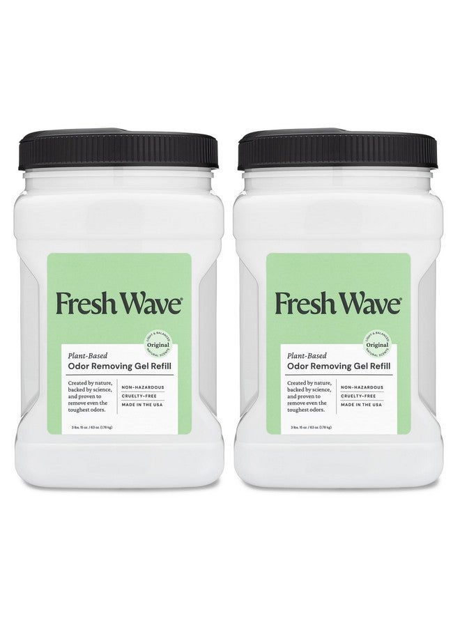Fresh Wave Fresh Wave Odor Removing Gel Refill, 63 oz., Pack of 2 - Safer Odor Absorbers for Home, Natural Plant-Based Odor Eliminator, Every 15 oz. lasts 30-60 Days, For Cooking, Trash & Pets  - Image 1