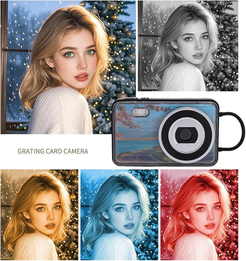 Vbestlife كاميرا رقمية 4K بدقة 48 ميجابكسل مع تركيز تلقائي، كاميرا فلوج بعدستين مزدوجة بتكبير 18X، كاميرا مدمجة للتصوير الفوري للمراهقين والمبتدئين باللون الأسود - Image 5