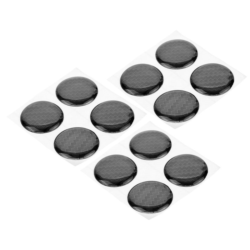 12pcs Car Door Lock Keyhole Cover Protectors Keyhole Decoration Decals Replacement Vehicle Keyhole Stickers Car Door Lock Decorative Covers - Image 3