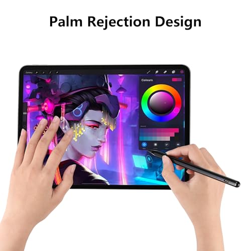 Waiktyne Stylus Pen for iPad A16 11th 10th 9th 8th 7th 6th Generation, iPad Pro 12.9 11 13 inch M4, iPad Air M3 M2 5th 4th 3rd Gen, iPad Mini A17 Pro 7 6 5, for Apple Pencil Pro 1st 2nd Gen Alternative (Black) - Image 3