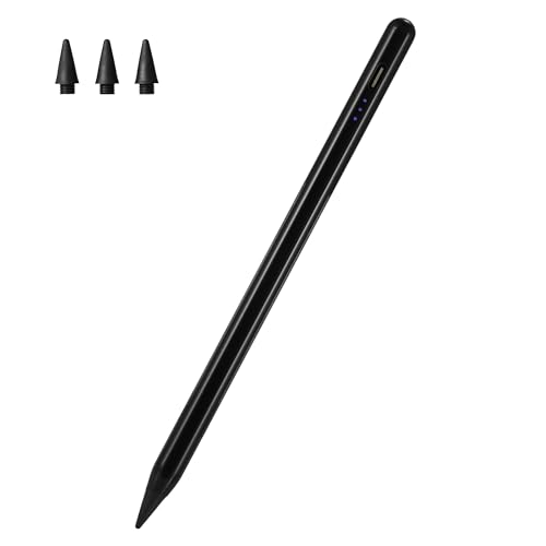 Waiktyne Stylus Pen for iPad A16 11th 10th 9th 8th 7th 6th Generation, iPad Pro 12.9 11 13 inch M4, iPad Air M3 M2 5th 4th 3rd Gen, iPad Mini A17 Pro 7 6 5, for Apple Pencil Pro 1st 2nd Gen Alternative (Black) - Image 1