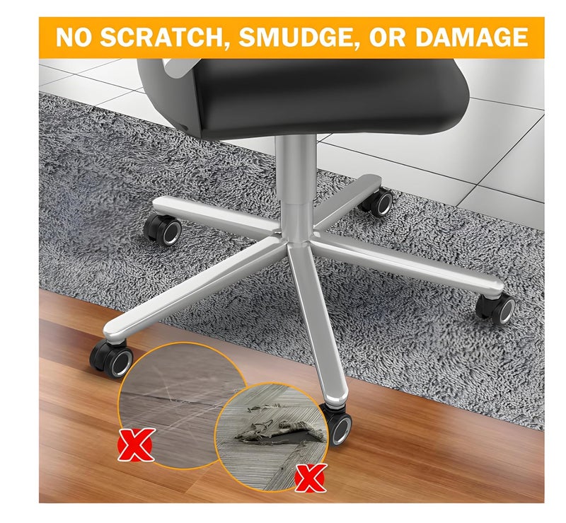 SHREYANSH HeavyDuty Nylon Ring Office Chair Wheels NoiseFree Smooth Gliding Universal FitSupports Up to 1000lbs For Ultimate Durability and Quiet Operation Pack of 5 Premium Caster - Image 4