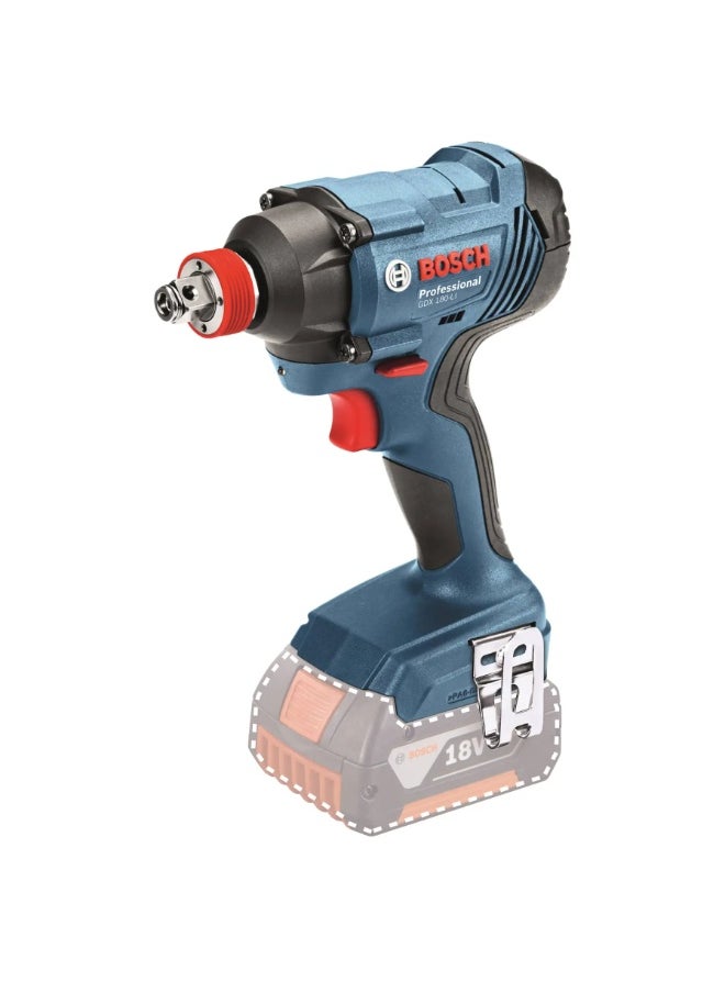 BOSCH The Bosch Professional Cordless Impact Driver/Wrench W/Batteries, GDX 180-LI is a powerful and reliable tool ideal for a wide variety of professional & DIY applications  - Image 2