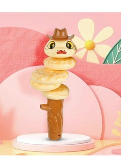 fashionhome Cute Cartoon Whistling Snake Toy Twisting Whistle Animal Toy Toddler Whistle Decompression Swinging Force Control Balance Toy Preschool Learning Educational Toy for Kids  - Image 5