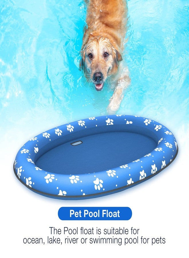 Pet Soft Dog Float Raft - Inflatable Dog Swimming Float for Summer (Paws) - Image 4