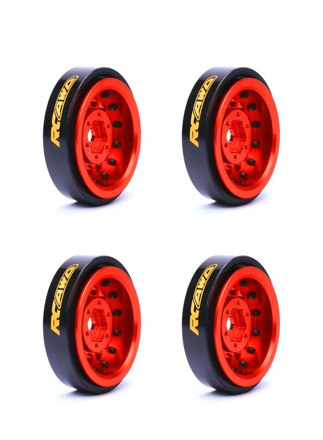 RCAWD Brass Weighted Wheels for Trx4m and Axial Scx24 Deadbolt Chevrolet Wrangler Gladiator Bronco Crawlers Upgrade Parts - Image 3