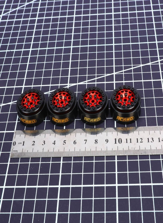 RCAWD Brass Weighted Wheels for Trx4m and Axial Scx24 Deadbolt Chevrolet Wrangler Gladiator Bronco Crawlers Upgrade Parts - Image 5