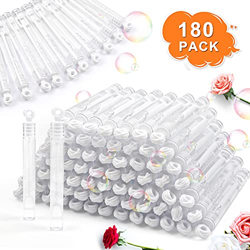 Inscraft 180 Pack Bubble Wands Bulk Party Favors for Weddings Anniversaries Celebrations Graduation Birthday Summer Toys for Kids Adults by Inscraft - Image 5