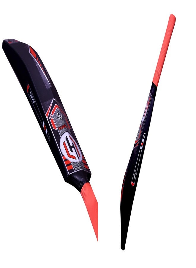 HYORTS Lightweight Fiber Plastic Cricket Hard Hitting Bat - Black Colour - Image 2