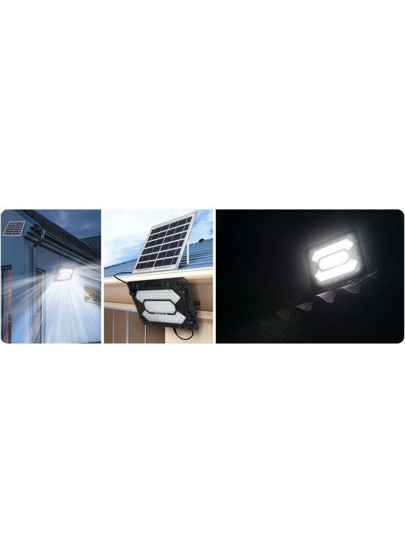كشاف LED شمسي مقاوم للماء بقدرة 120 واط بمعيار IP65 مع جهاز تحكم عن بعد - Image 3