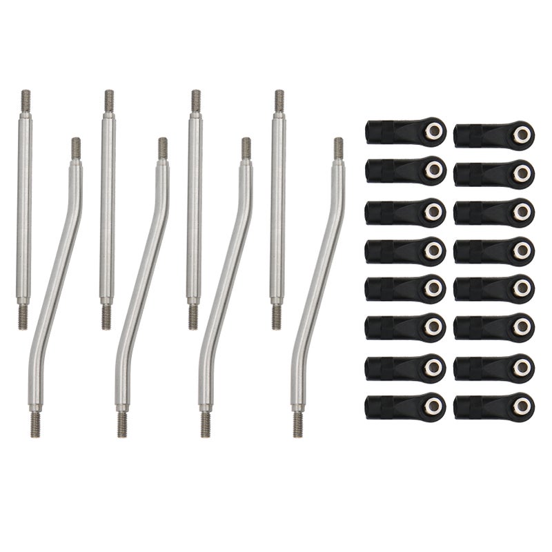 8Pcs/Set RC Steering Link Rod End Stainless Steel Fit for Axial Capra AXI03004 Remote Control Car - Image 4