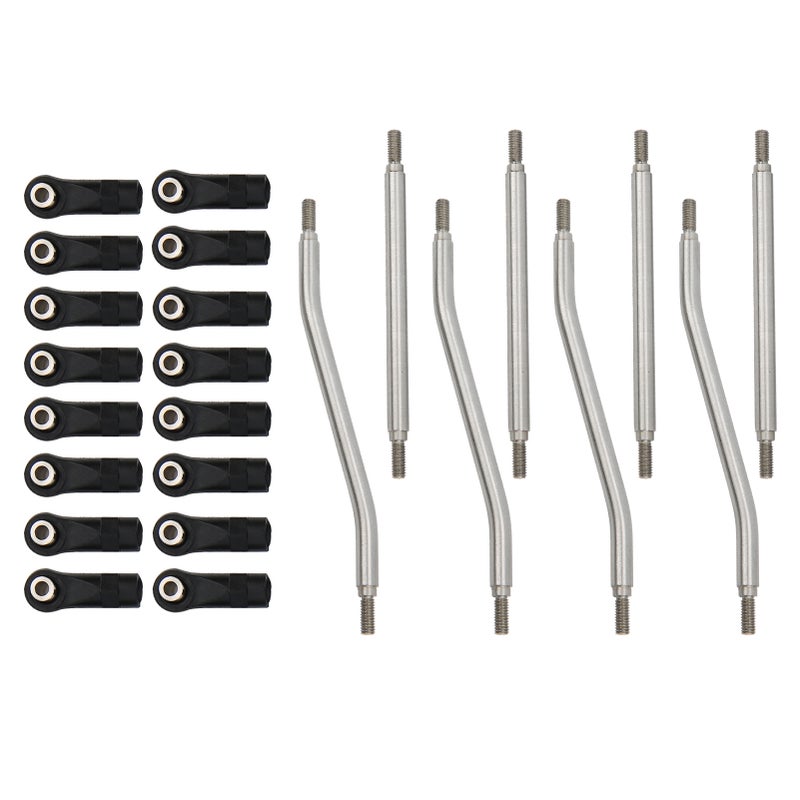 8Pcs/Set RC Steering Link Rod End Stainless Steel Fit for Axial Capra AXI03004 Remote Control Car - Image 5