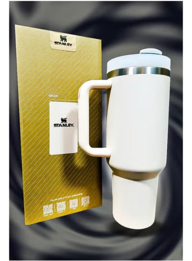 Stanley 40oz Stainless Steel Tumbler – Eco-Conscious Travel Mug with Reusable Straw, Leak-Resistant FlowState Lid, BPA-Free, Dishwasher Safe, Keeps Drinks Hot or Cold - Image 4