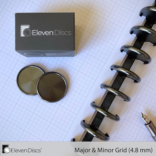 Eleven Discs Discbound Paper, Junior Size Engineering Grid Sheets - Premium 120gsm Heavyweight Notebook & Planner Refills - 8 Discs, 5.5 x 8.5 in - Punched for Circa, Arc, TUL (50 Sheets) - Image 3