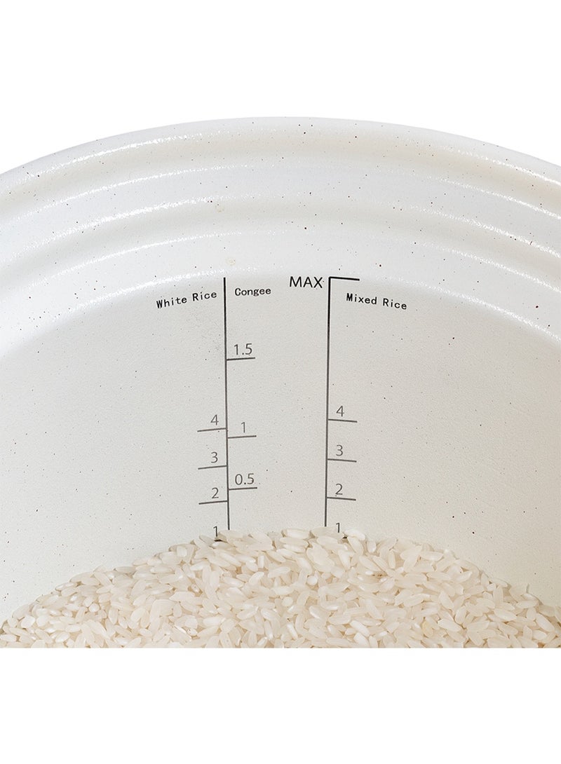 كاتلر Catler Ceramic Rice Cooker  CR 600 , 2.5L – Donabe-Style Inner Ceramic Bowl, 6 Automatic Programs, Digital Touch Display, 24-Hour Preset, Keep Warm Function - Image 3