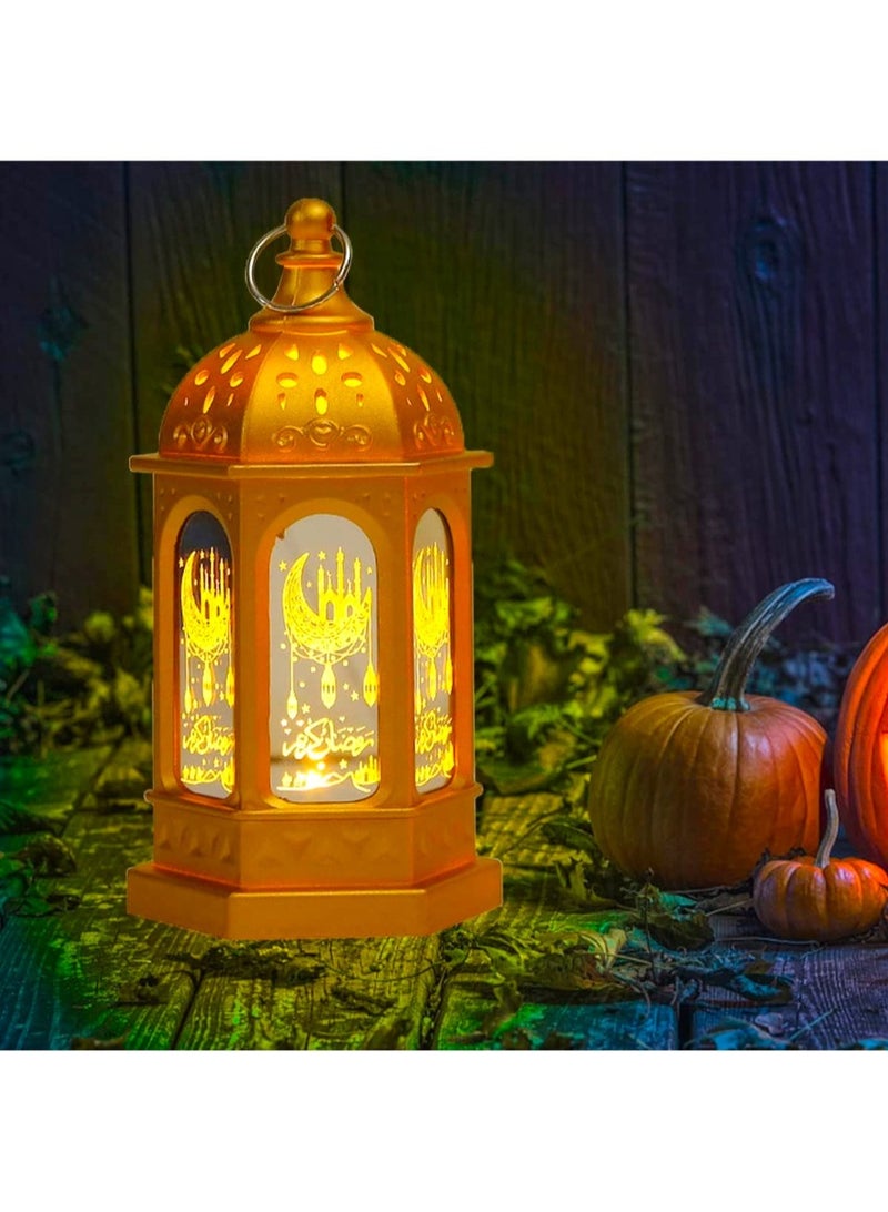 Toy Box Decorative LED Light Ramadan Lanterns Gold Colour Light - Image 5