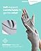 ANSMIO Rayon Derived from Bamboo Compression Gloves Fingerless Arthritis Carpal Tunnel Support Lightweight MoistureWicking Gentle Relief for Men Women Size M - Image 4
