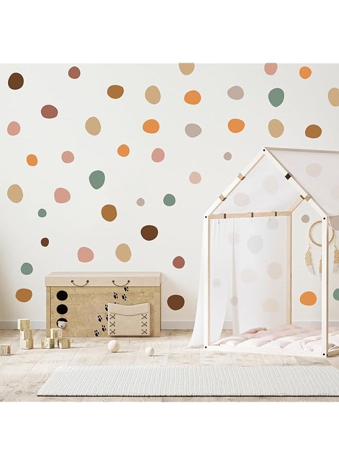erorex Irregular Polka Dots Wall Stickers Playroom Wall Decals Kids Wall Decal Nursery Wall Decals Wall Deco Dot  - Image 1