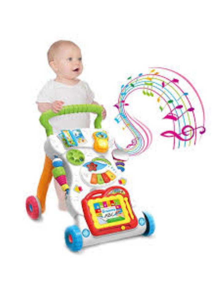 ضحكة  ممشى أطفال DEHKAH مع أضواء وموسيقى ‒ مشّاية آمنة قابلة للتعديل لتعليم المشي للأطفال والرضع - Image 2