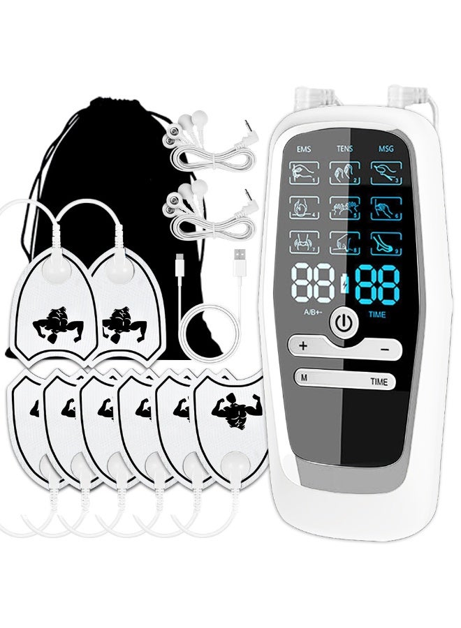 YelaJoy TENS Low Frequency Pulser Physiotherapy Device - EMS Muscle Stimulator + Back Pain Relief and Management (Includes Electrode Pads) - Image 1
