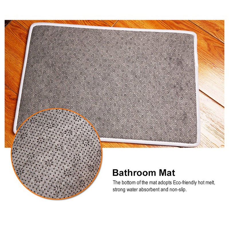 Vintage Tape Printing Non slip Water Absorbent Mat Pad Bathroom Kitchen (4#) - Image 1