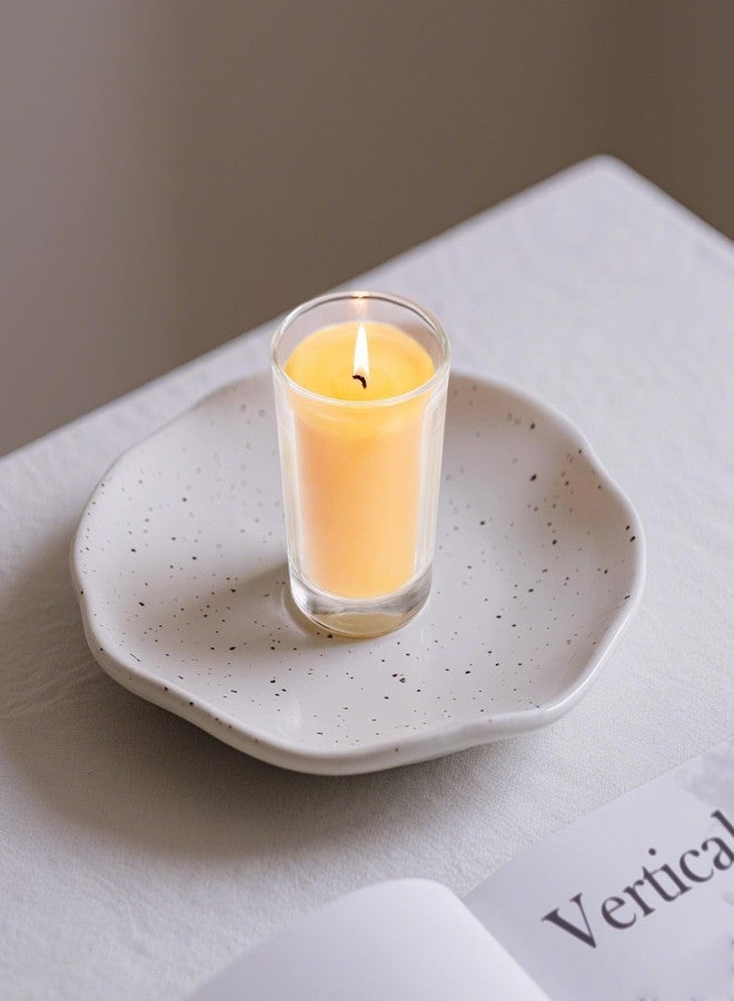 ENCANLIGHT 6 Pack Clear Cup Filled Beewaxs 12-Hour Beeswax Prayers Candle,Long Burn,Burn Clean and Smokeless to Dreading Church Spa Diner Holidays Party - Image 5