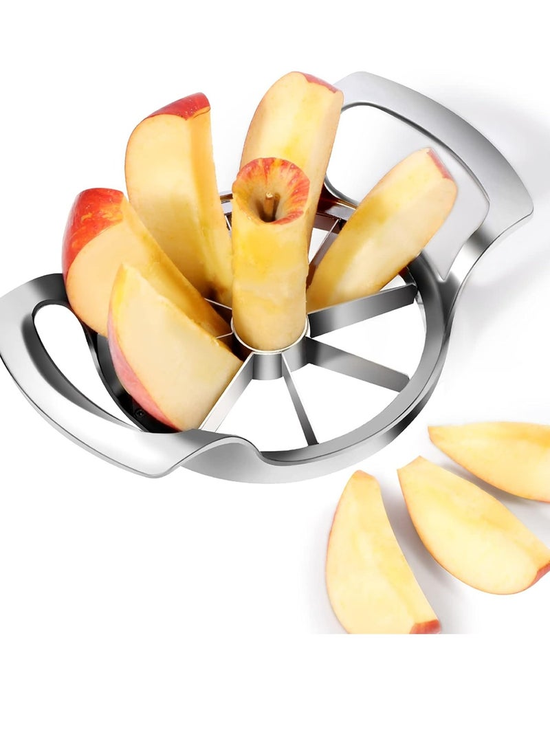 8-Slice Apple Slicer, Stainless Steel Apple Corer, Sturdy Apple Slicer and Corer