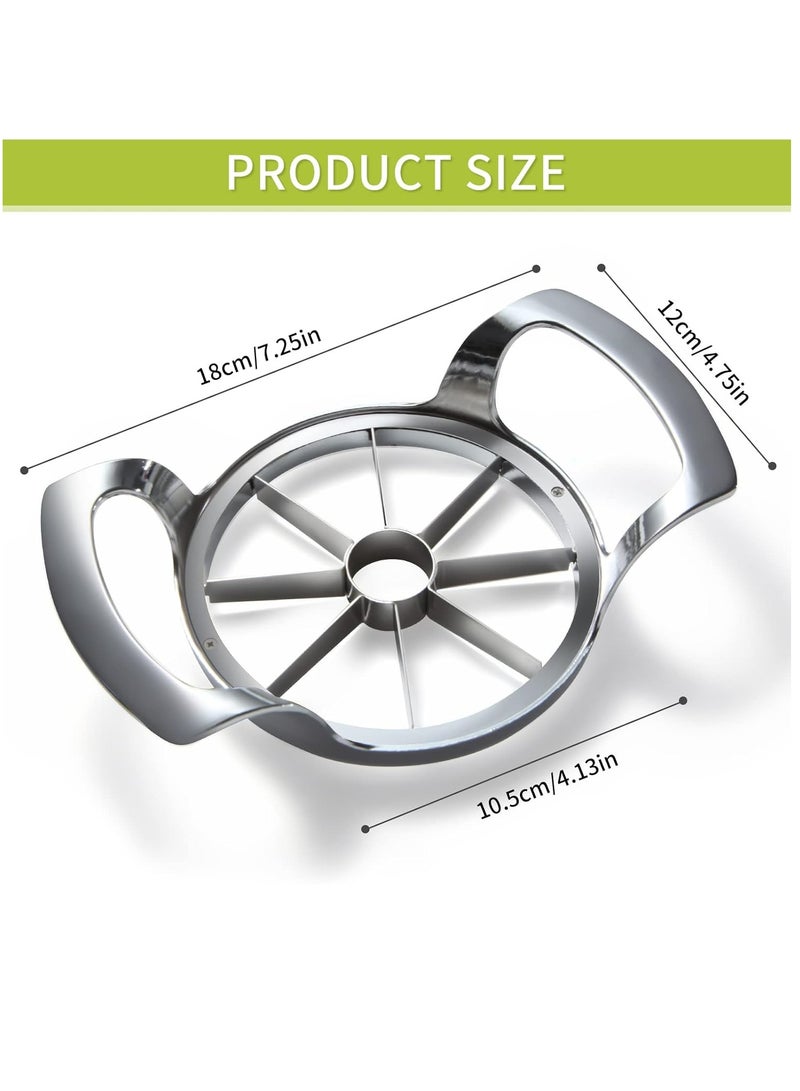 8-Slice Apple Slicer, Stainless Steel Apple Corer, Sturdy Apple Slicer and Corer