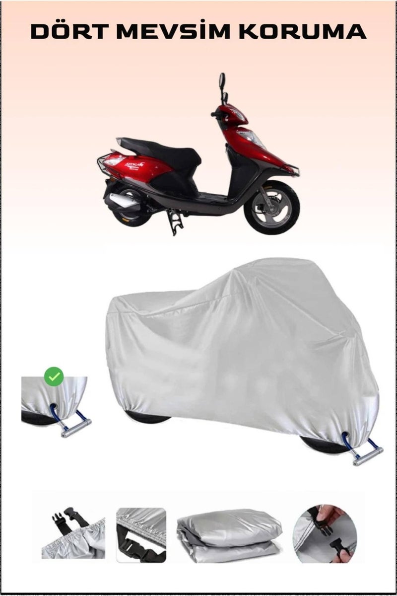 Breen Arora Ar 100T 2A Special Lock Compatible Motorcycle Tarpaulin, Safe, Waterproof Durable Fabric - Image 1
