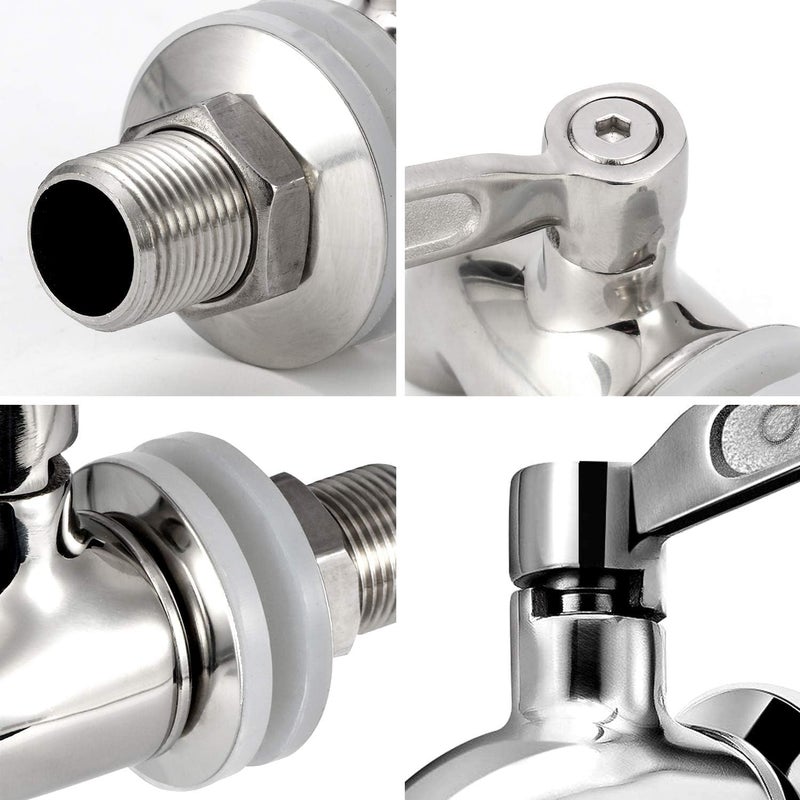 OAK LEAF Beverage Dispenser Replacement Spigot, Stainless Steel Spigot Polished Finished, Dispenser Replacement Faucet - Image 4